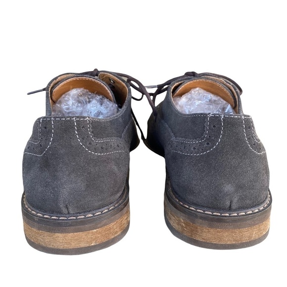 Vionic Bowery Bruno Suede Leather Oxford Shoe Men’s Size 10.5 Charcoal Gray GUC - Picture 5 of 12